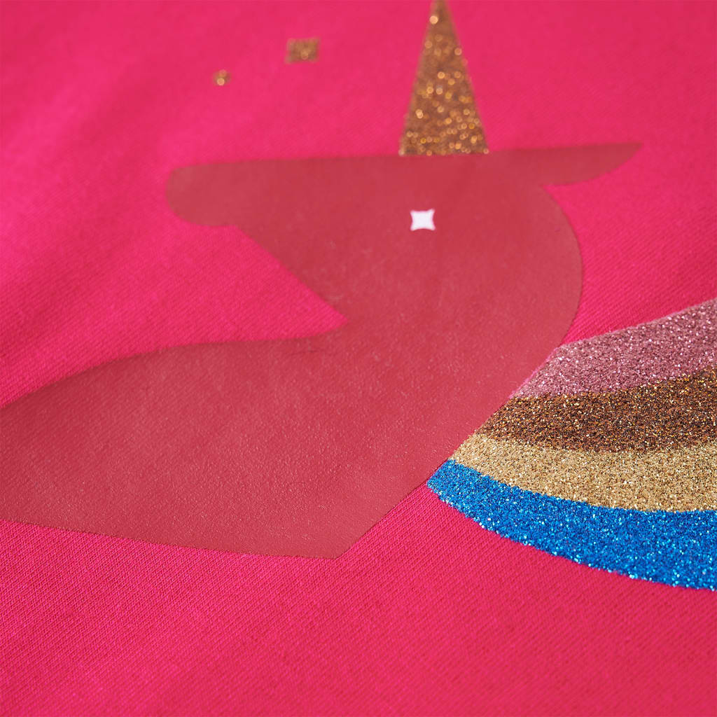 Μπλουζάκι Παιδικό Μακρυμάνικο Έντονο Ροζ 116