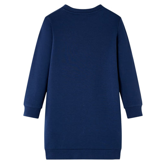Φόρεμα Φούτερ Παιδικό Ναυτικό Μπλε 104