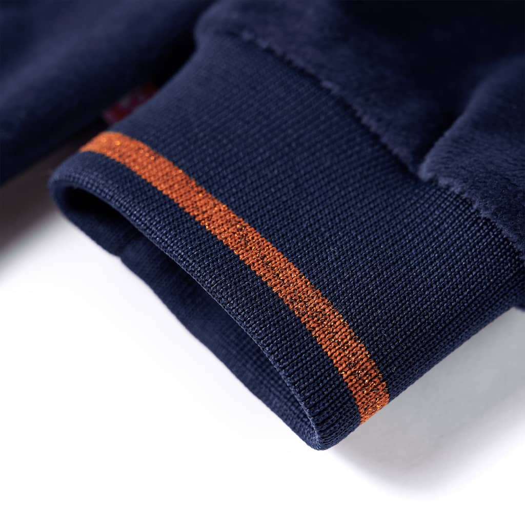 Μπουφάν Παιδικό με Κουκούλα Ναυτικό Μπλε 116