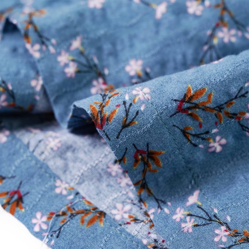 Φόρεμα Παιδικό Μακρυμάνικο Πετρόλ 128