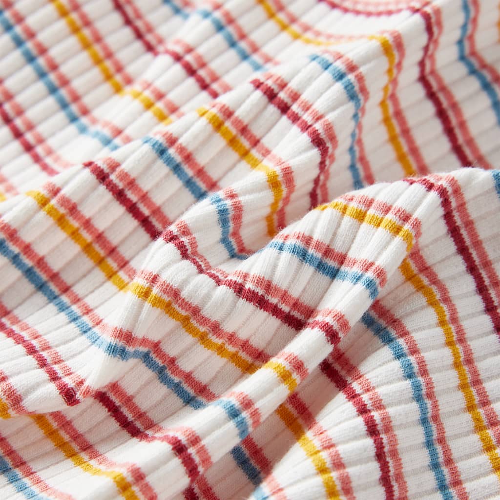 Μπλουζάκι Παιδικό Μακρυμάνικο με Χαμηλό Ζιβάγκο Εκρού 128