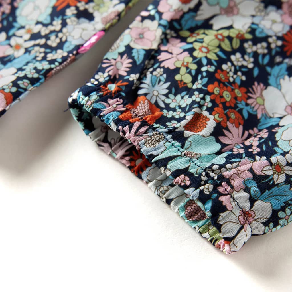 Πουκάμισο Παιδικό Μακρυμάνικο Σκούρο Μπλε 140