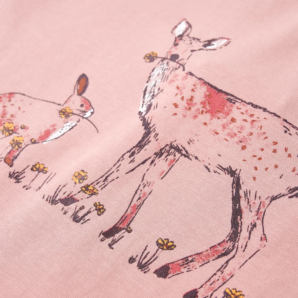 Μπλουζάκι Παιδικό Μακρυμάνικο Ροζ 104