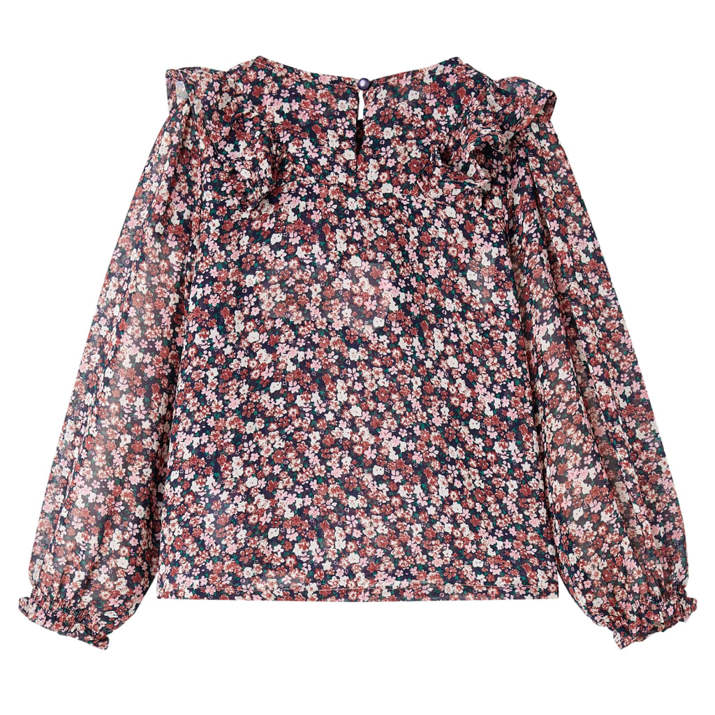 Πουκάμισο Παιδικό Μακρυμάνικο Σκούρο Ροζ 104