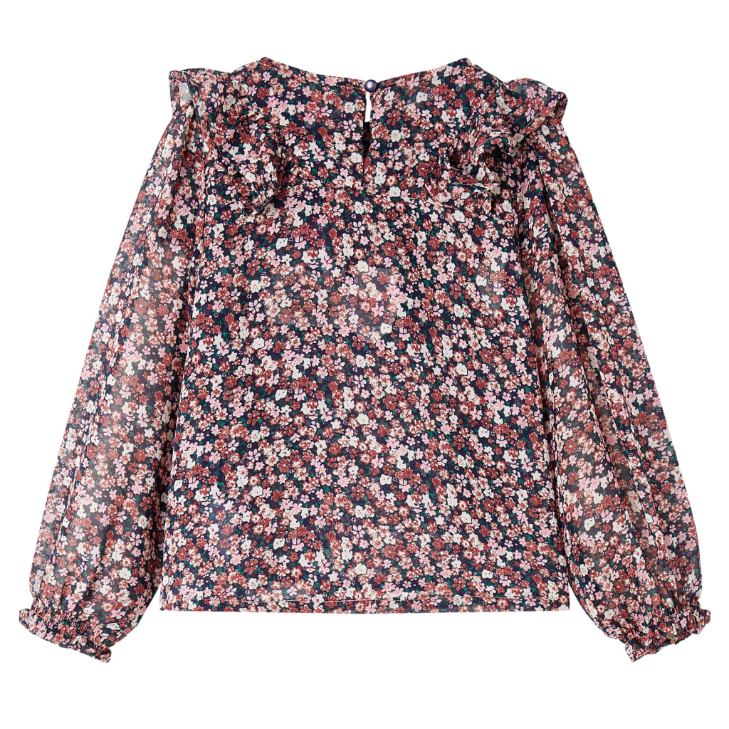 Πουκάμισο Παιδικό Μακρυμάνικο Σκούρο Ροζ 116