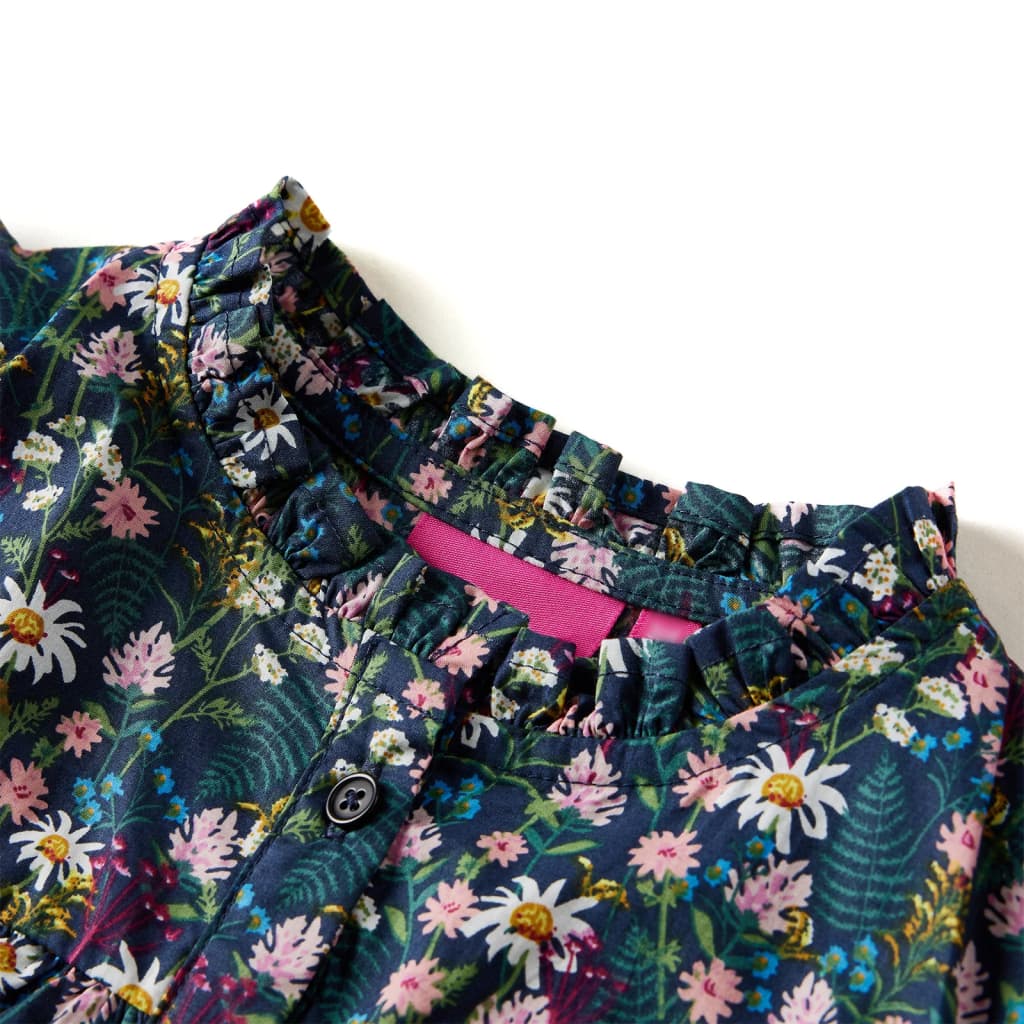 Φόρεμα Παιδικό Μακρυμάνικο Σκούρο Μπλε 128