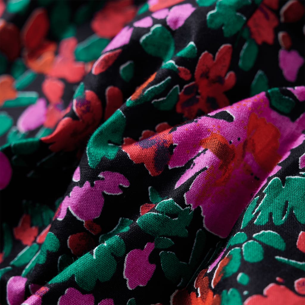 Φόρεμα Παιδικό Μακρυμάνικο Έντονο Ροζ 104