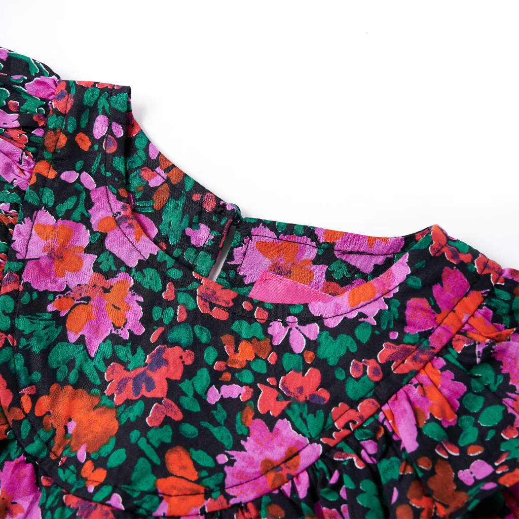 Φόρεμα Παιδικό Μακρυμάνικο Έντονο Ροζ 128