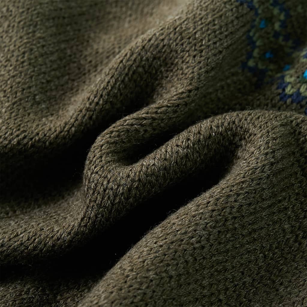 Πουλόβερ Παιδικό Πλεκτό Χακί 92