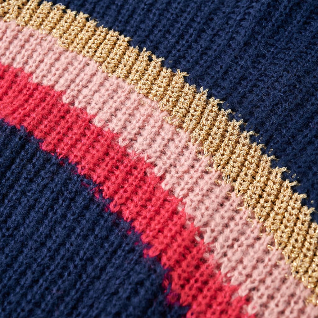 Πουλόβερ Παιδικό Πλεκτό Σκούρο Μπλε 128