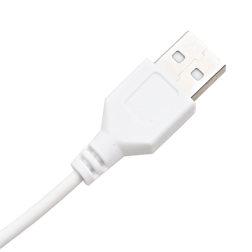 vidaXL Μπουντουάρ με LED Φώτα Λευκό 96x40x142 εκ.