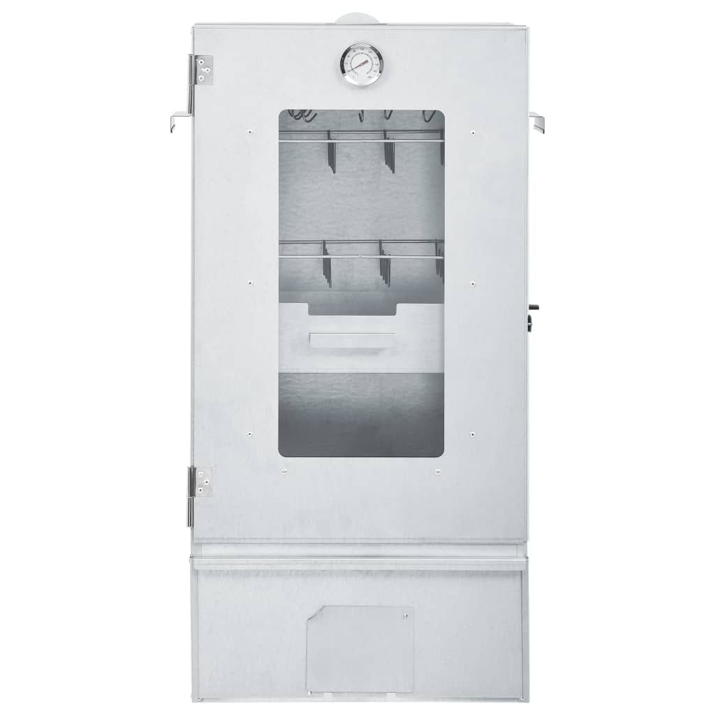 vidaXL Καπνιστήριο Μπάρμπεκιου με Σύστημα Κρύου Καπνού Γαλβαν. Χάλυβας