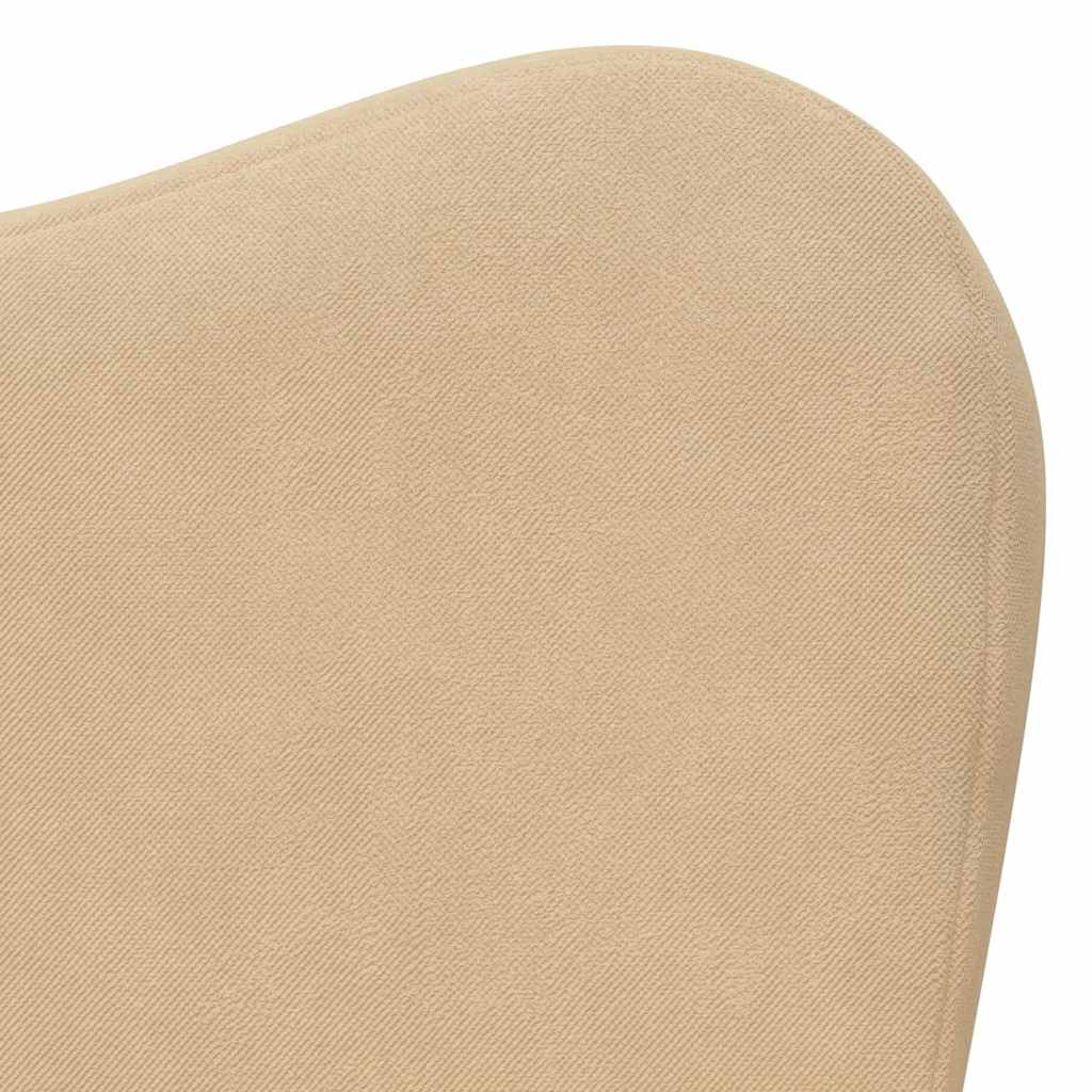 vidaXL Παιδικός καναπές Cream Soft Plush