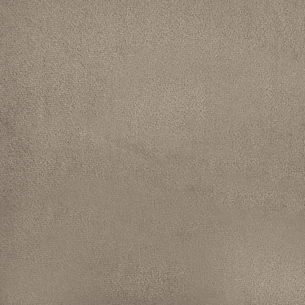 vidaXL Καναπές Διθέσιος Taupe 120 εκ. Ύφασμα Μικροϊνών με Μαξιλάρια