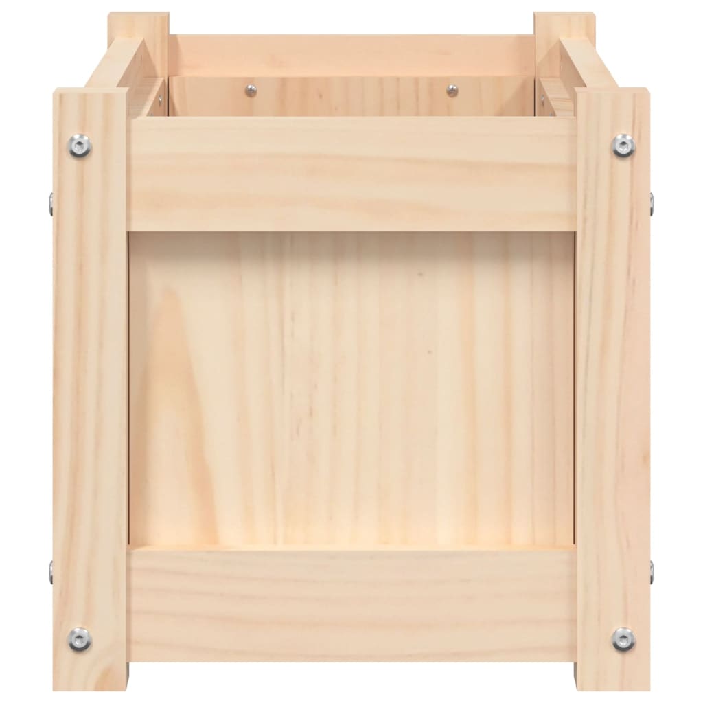 vidaXL Ζαρντινιέρα 60 x 31 x 31 εκ. από Μασίφ Ξύλο Πεύκου