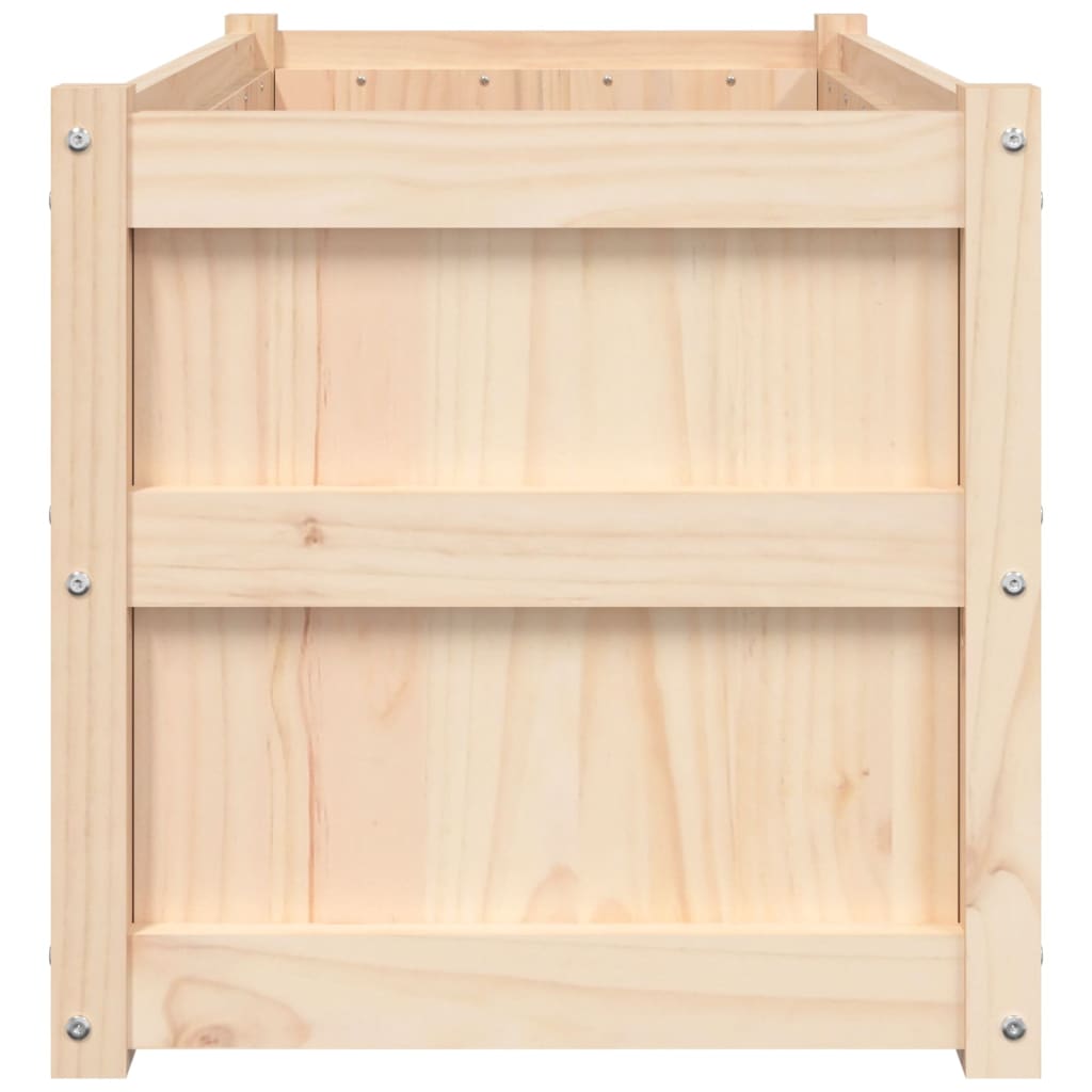 vidaXL Ζαρντινιέρες 2 τεμ. από Μασίφ Ξύλο Πεύκου