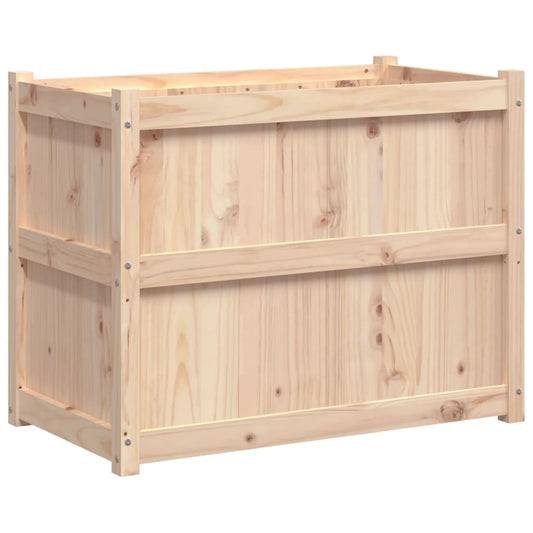 vidaXL Ζαρντινιέρα 90 x 50 x 70 εκ. από Μασίφ Ξύλο Πεύκου