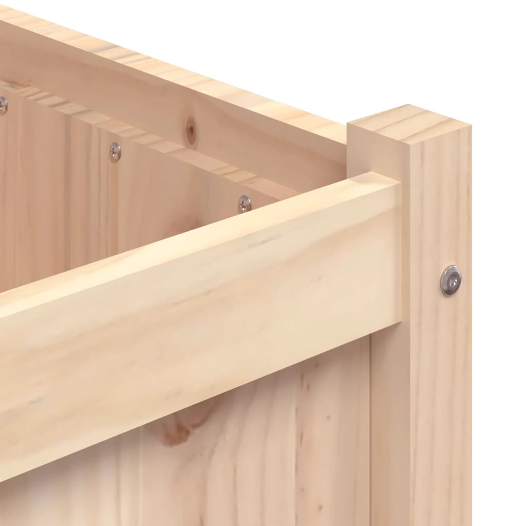 vidaXL Ζαρντινιέρα 90 x 50 x 70 εκ. από Μασίφ Ξύλο Πεύκου