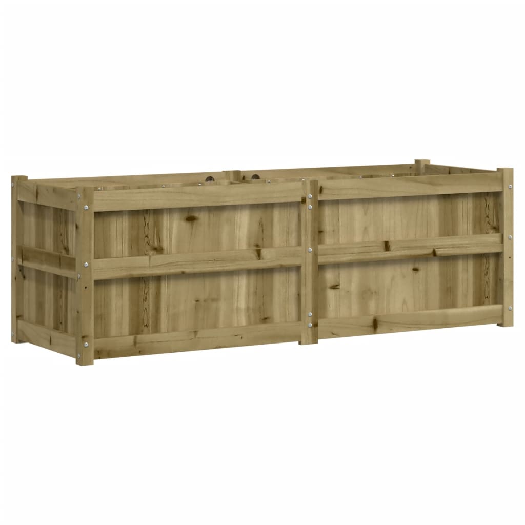 vidaXL Ζαρντινιέρα 150 x 50 x 50 εκ. από Εμποτισμένο Ξύλο Πεύκου