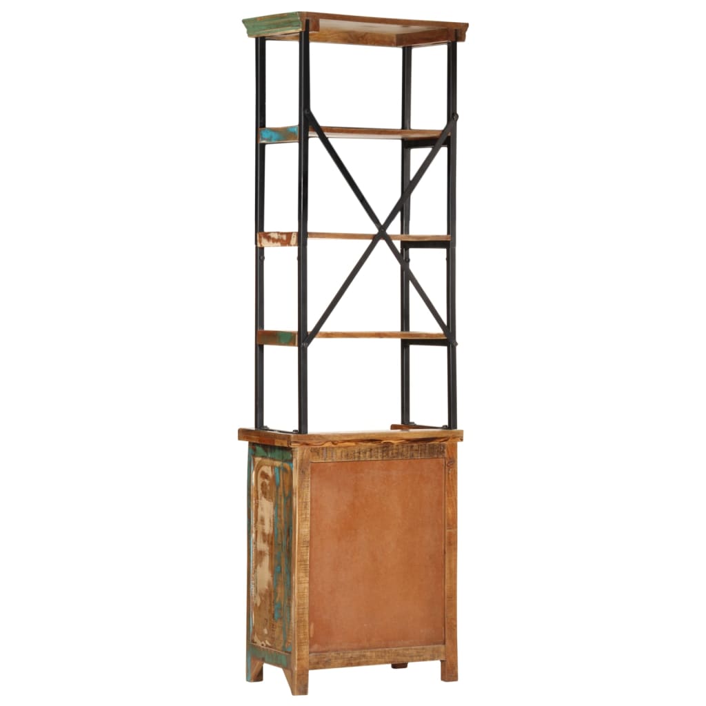 vidaXL Ντουλάπι Ψηλό 55x30x180 εκ. από Μασίφ Ανακυκλωμένο Ξύλο