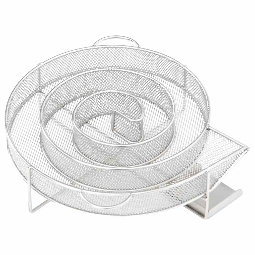 vidaXL Γεννήτρια Ψυχρού Καπνού Στρογγυλή 19,5 εκ. Ανοξείδωτο Ατσάλι