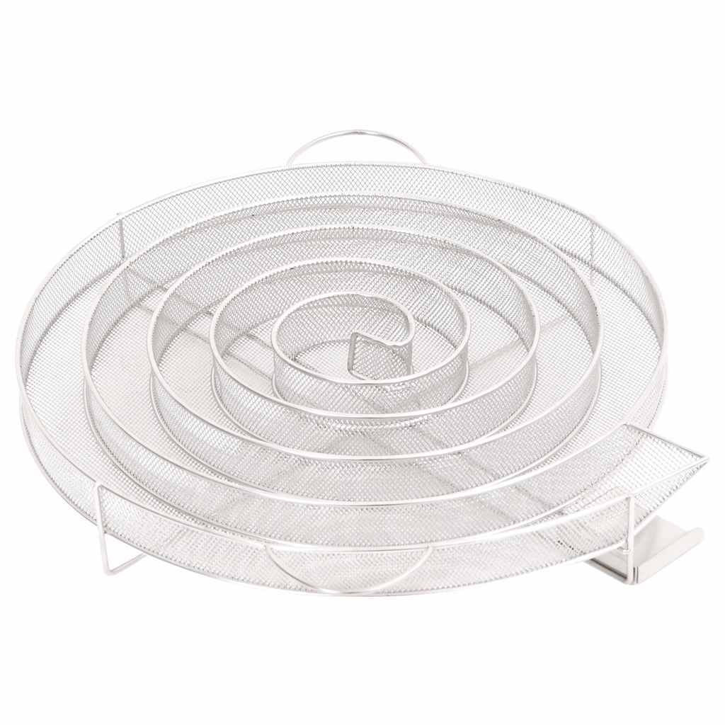 vidaXL Γεννήτρια Ψυχρού Καπνού Στρογγυλή 33,5 εκ. Ανοξείδωτο Ατσάλι