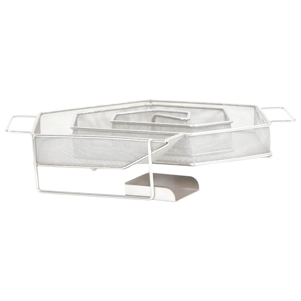 vidaXL Γεννήτρια Ψυχρού Καπνού 6 Πλευρών 22,5 εκ. Ανοξείδωτο Ατσάλι