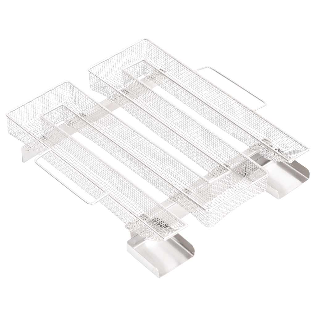 vidaXL Γεννήτρια Ψυχρού Καπνού 4 Πλευρών 22,5 εκ. Ανοξείδωτο Ατσάλι