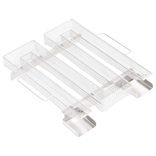 vidaXL Γεννήτρια Ψυχρού Καπνού 4 Πλευρών 22,5 εκ. Ανοξείδωτο Ατσάλι