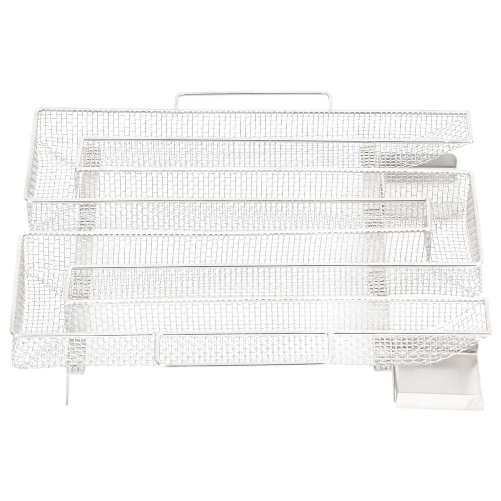 vidaXL Γεννήτρια Ψυχρού Καπνού 4 Πλευρών 22,5 εκ. Ανοξείδωτο Ατσάλι