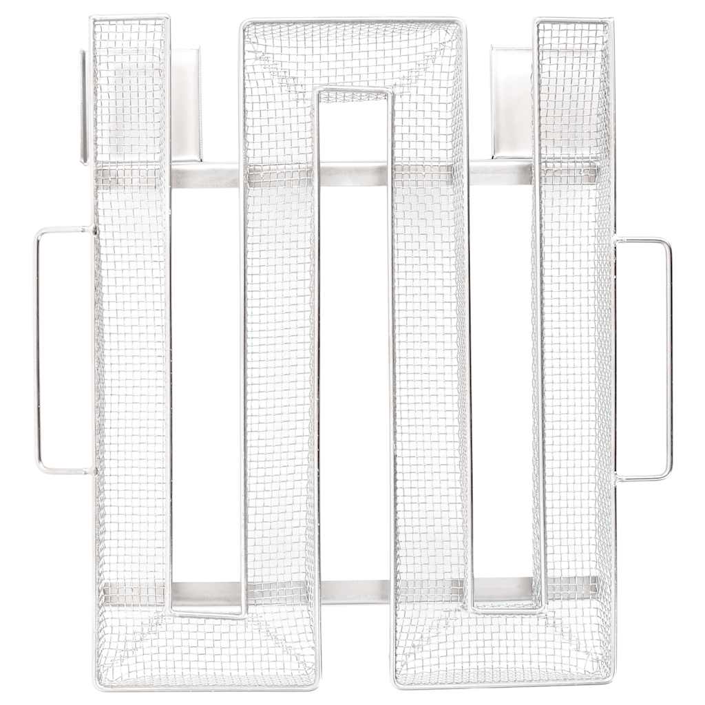 vidaXL Γεννήτρια Ψυχρού Καπνού 4 Πλευρών 22,5 εκ. Ανοξείδωτο Ατσάλι