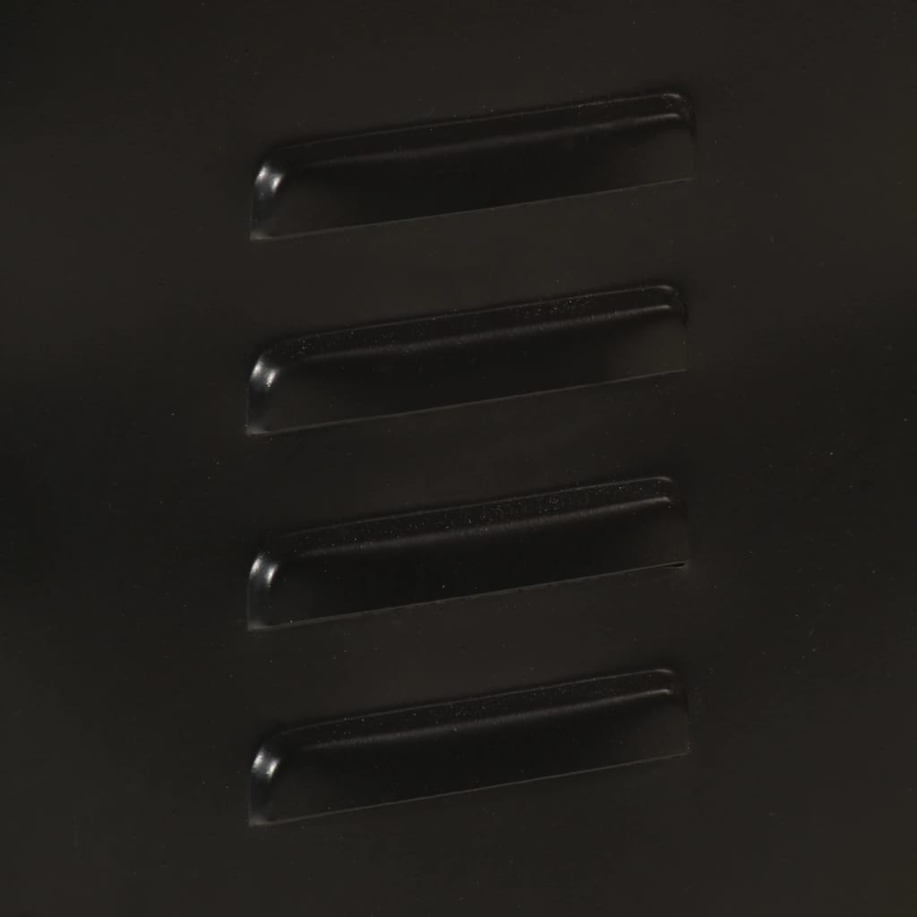 vidaXL Ντουλάπι Μπάνιου 40 x 27 x 90 εκ. Σίδηρο και Μασίφ Ξύλο Μάνγκο