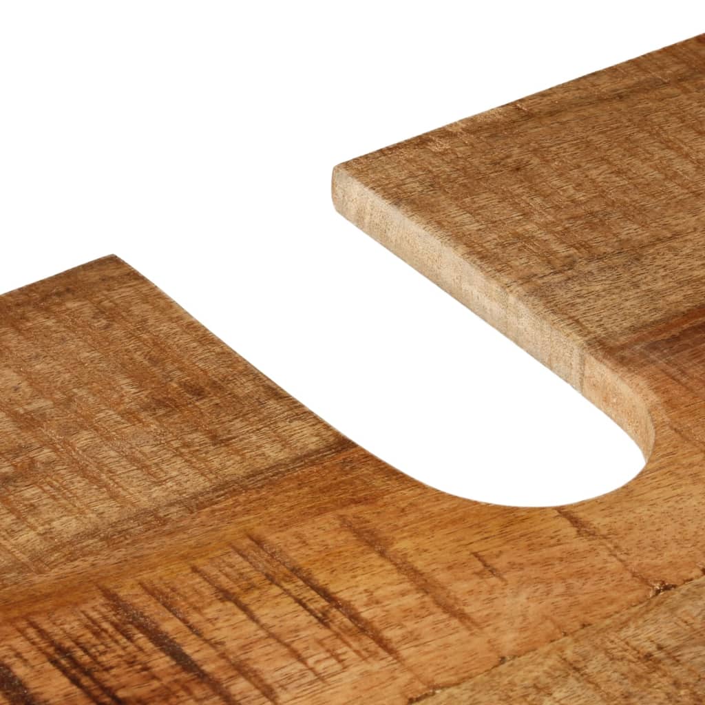 vidaXL Ντουλάπι Νιπτήρα 55x35x60 εκ. από Σίδηρο / Μασίφ Ξύλο Μάνγκο