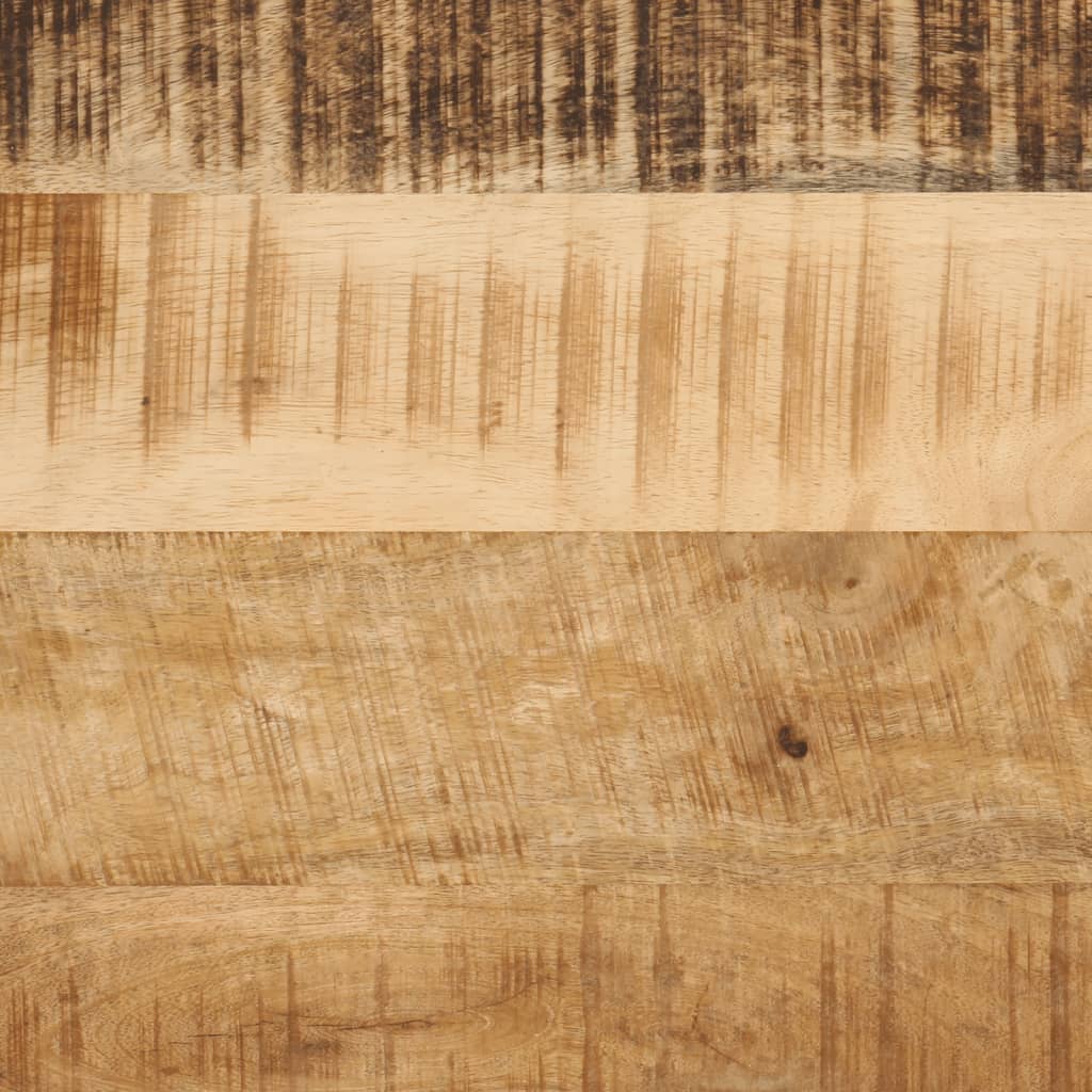 vidaXL Τραπεζάκια Ζιγκόν 3 τεμ. από Μασίφ Ξύλο Μάνγκο και Σίδερο