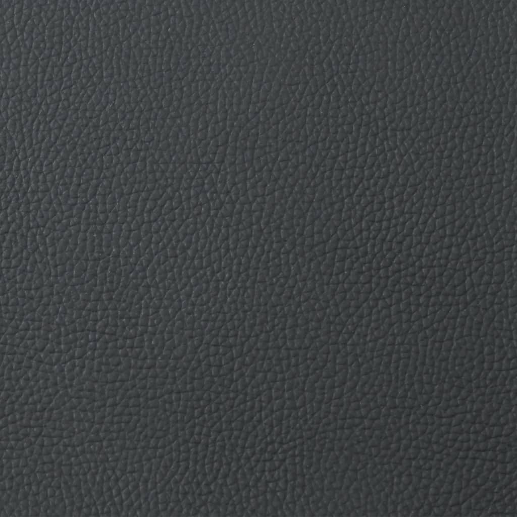 vidaXL Πολυθρόνα Μπάρελ Μαύρη από Γνήσιο Δέρμα