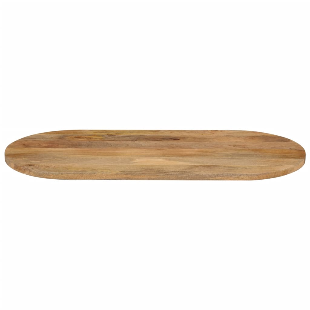 vidaXL Επιφάνεια Τραπεζιού Οβάλ 120x60x3,8 εκ. Μασίφ Ξύλο Μάνγκο