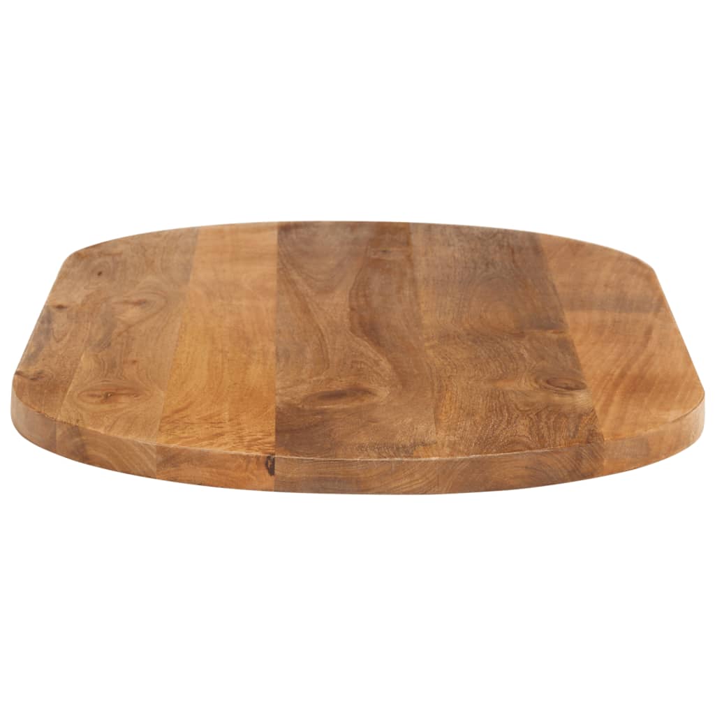 vidaXL Επιφάνεια Τραπεζιού Οβάλ 110x50x2,5 εκ. Μασίφ Ξύλο Μάνγκο