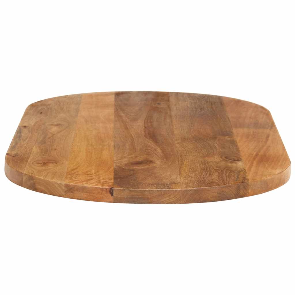 vidaXL Επιφάνεια Τραπεζιού Οβάλ 140x60x2,5 εκ. Μασίφ Ξύλο Μάνγκο