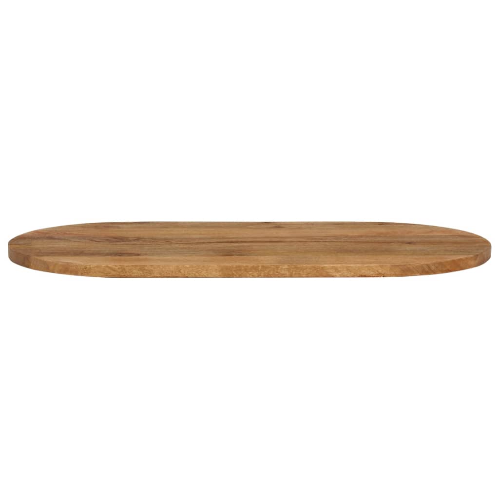 vidaXL Επιφάνεια Τραπεζιού Οβάλ 120x50x3,8 εκ. Μασίφ Ξύλο Μάνγκο