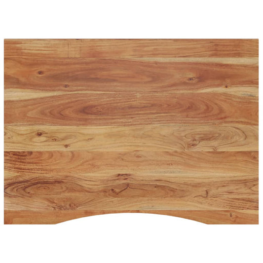 vidaXL Επιφάνεια Γραφείου Ορθογώνια 100x80x2,5 εκ. Μασίφ Ξύλο Ακακίας