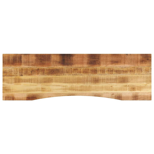 vidaXL Επιφάνεια Γραφείου Καμπύλη 160x50x2,5 εκ Μασίφ Ακατ. Μάνγκο