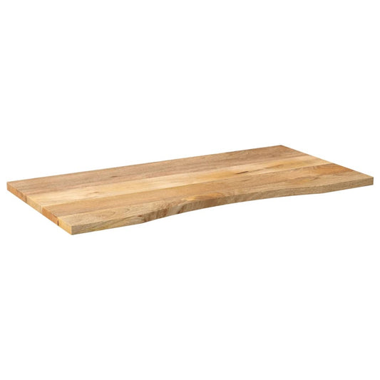 vidaXL Επιφάνεια Γραφείου Καμπύλη 140x50x2,5 εκ Μασίφ Ακατ. Μάνγκο
