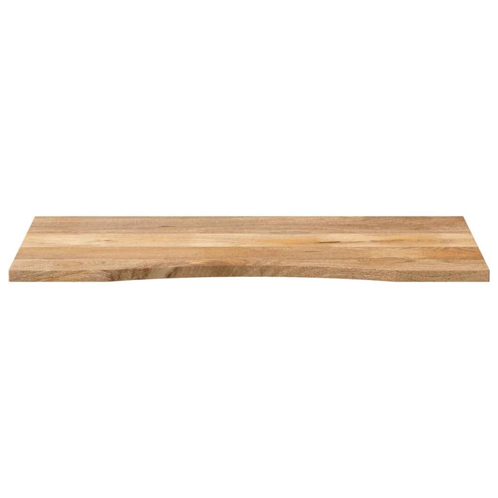 vidaXL Επιφάνεια Γραφείου Καμπύλη 110x60x2,5 εκ Μασίφ Ακατ. Μάνγκο