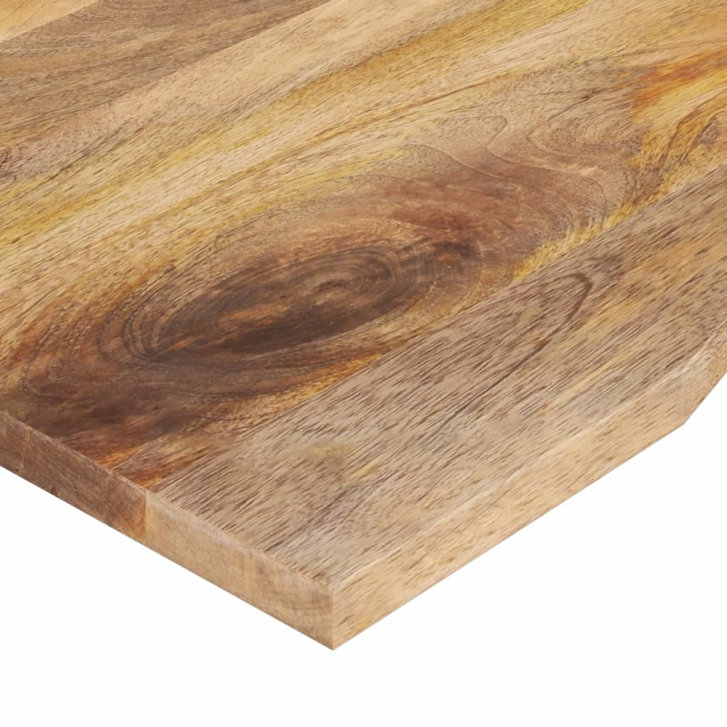 vidaXL Επιφάνεια Γραφείου Καμπύλη 110x60x2,5 εκ Μασίφ Ακατ. Μάνγκο