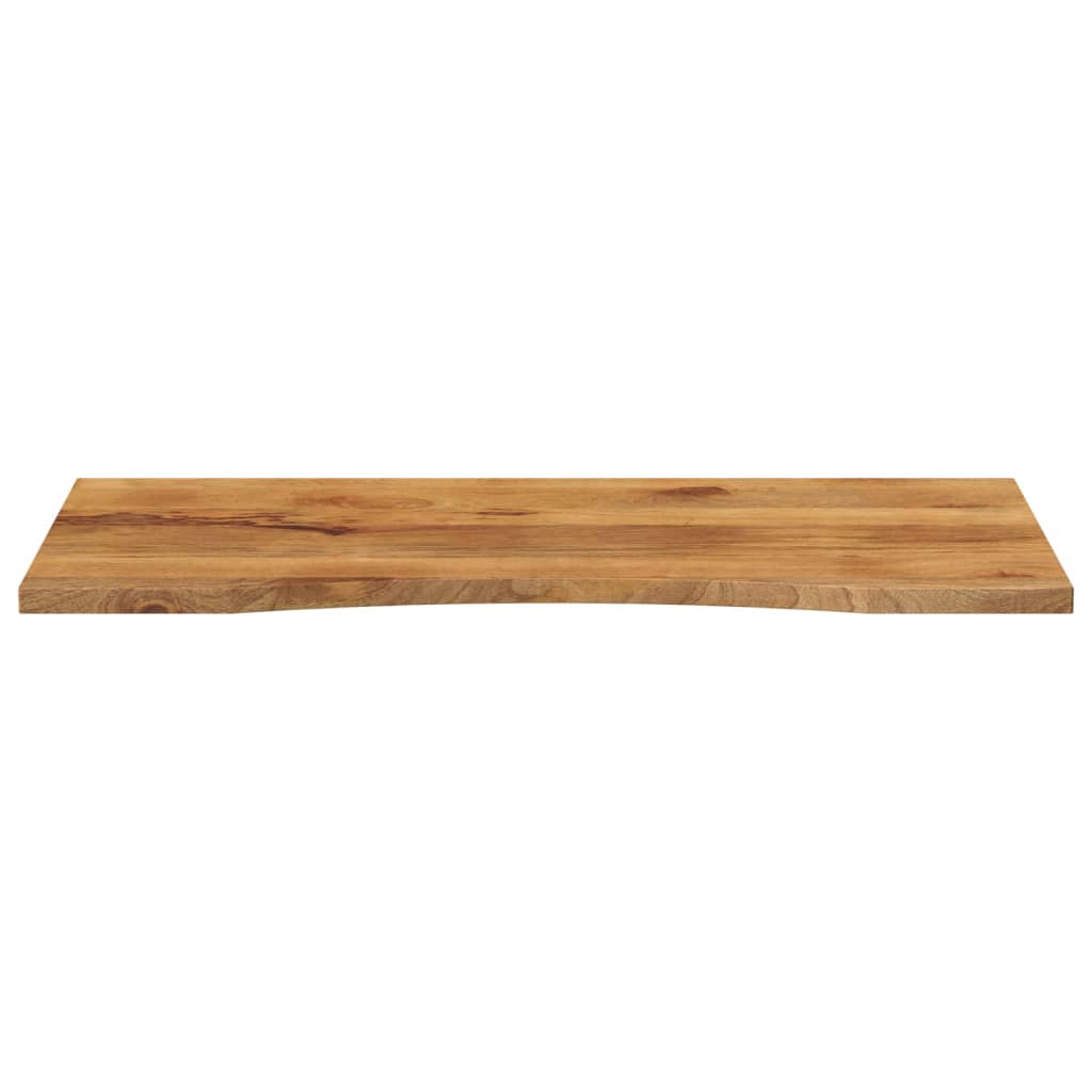 vidaXL Επιφάνεια Γραφείου Καμπύλη 140x50x2,5 εκ Μασίφ Ακατ. Μάνγκο