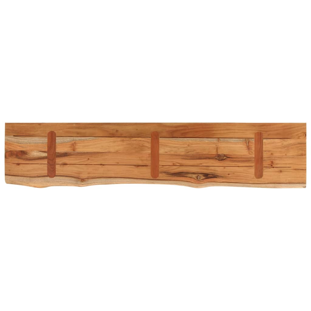 vidaXL Επιφάνεια Τραπεζιού Ορθογώνια 140x30x2,5 εκ. Μασίφ Ξύλο Ακακίας