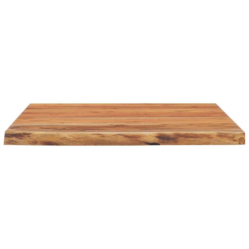 vidaXL Ράφι Επιτοίχιο Ορθ. Live Edge 40x40x2,5 εκ. Μασίφ Ξύλο Ακακίας