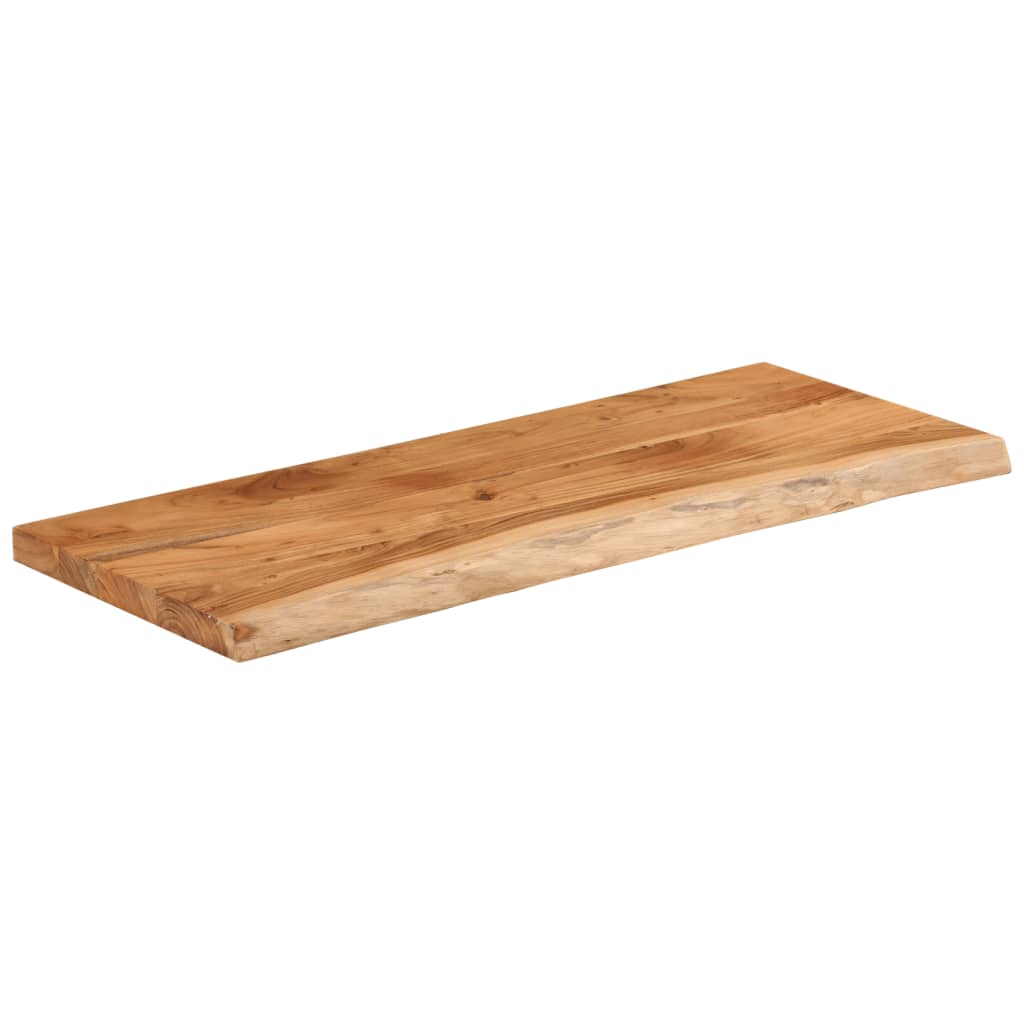 vidaXL Επιφάνεια Τραπεζιού Ορθογώνια 110x40x2,5 εκ. Μασίφ Ξύλο Ακακίας