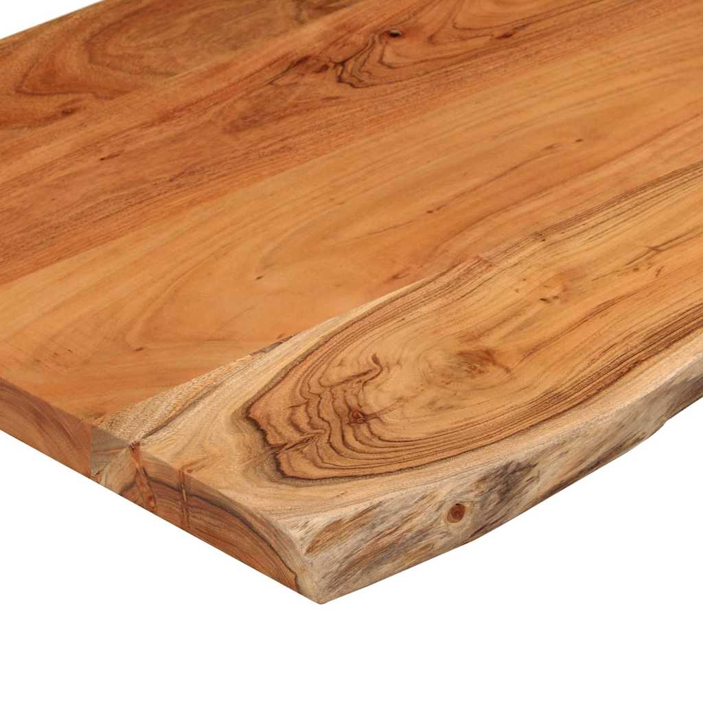 vidaXL Πάγκος Μπάνιου Ορθογώνιος 90x60x2,5 εκ. από Μασίφ Ξύλο Ακακίας