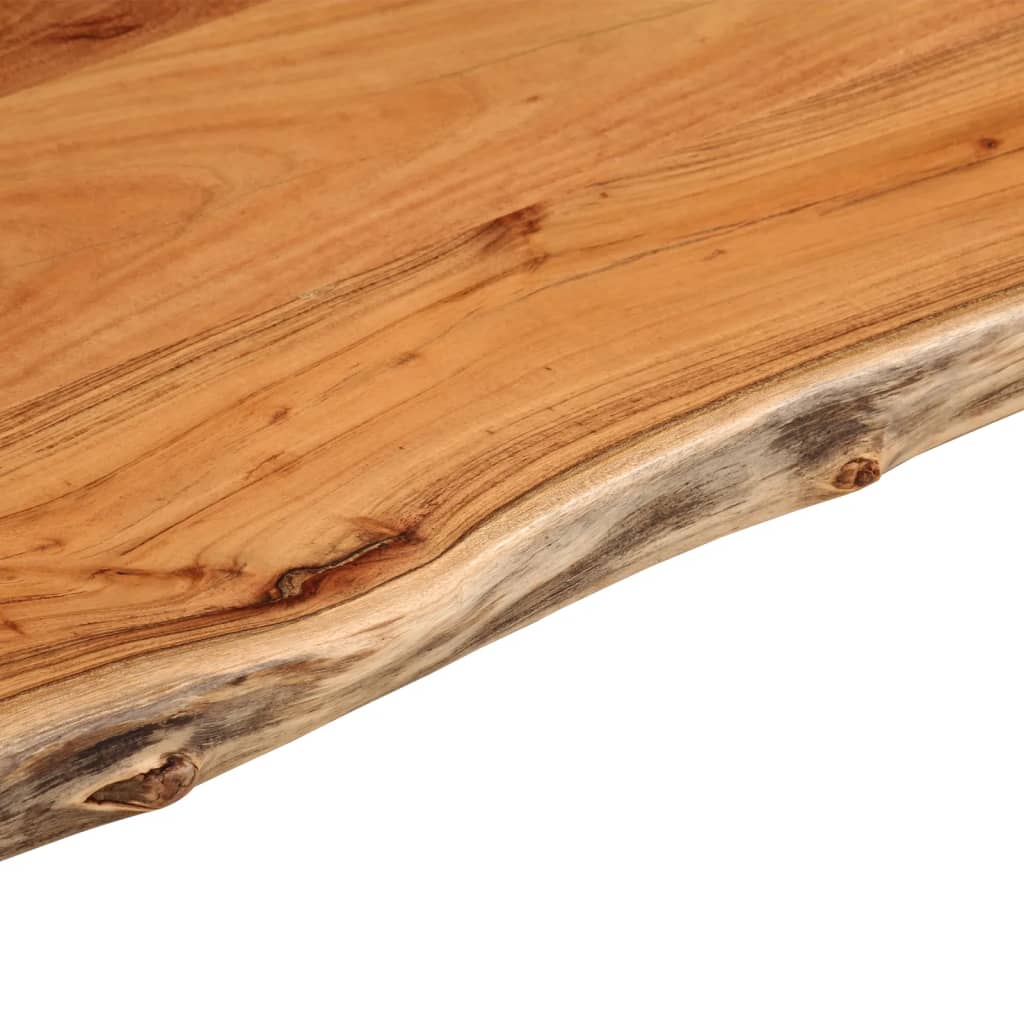 vidaXL Πάγκος Μπάνιου Ορθογώνιος 120x60x2,5 εκ. από Μασίφ Ξύλο Ακακίας